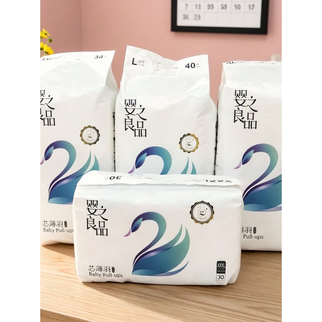 Calças Pull-up para bebê Calças infantis L/XL/XXL Fraldas secas ultrafinas