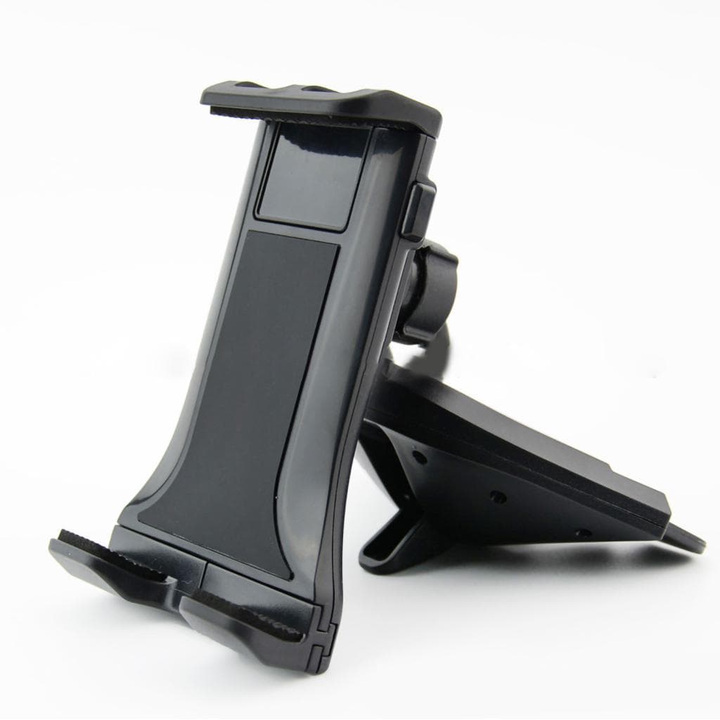 Slot para cd para carro, suporte para telefone, rotação de 360 ​​graus, abs e borracha macia, design de fivela, suporte