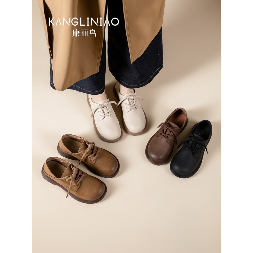 Sapatos esportivos casuais de couro genuíno com sola macia, sapatos femininos confortáveis, não cansados, sapatos de cou