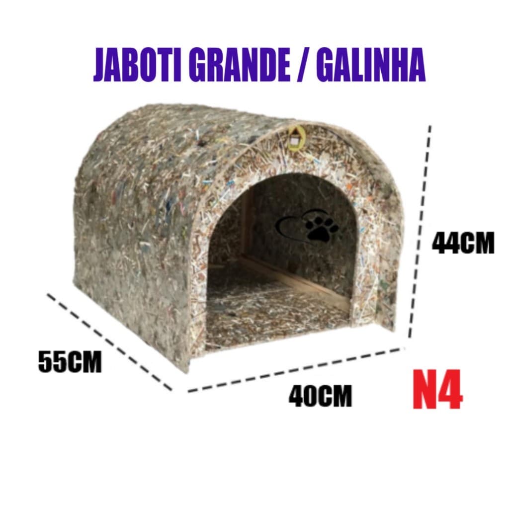 Casinha Iglu Para Tartaruga Coelho Jabuti Porquinho Da Índia Ecológica Pet
