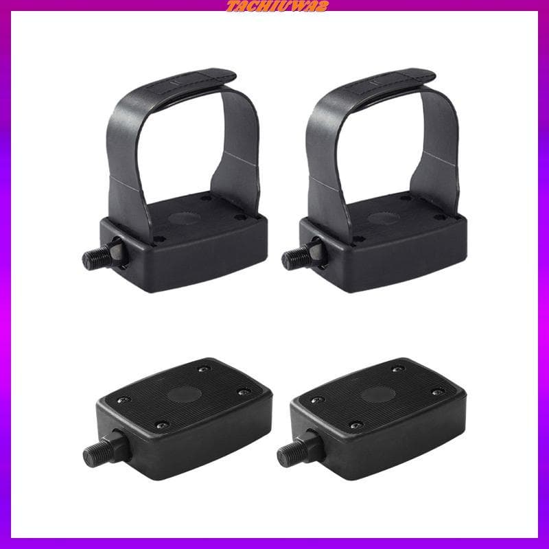 [Tachiuwa2] 1 Par De Pedais Para Bicicletas Ergométricas Antiderrapantes De 1/2'Pedal Estacionárias De Substituição