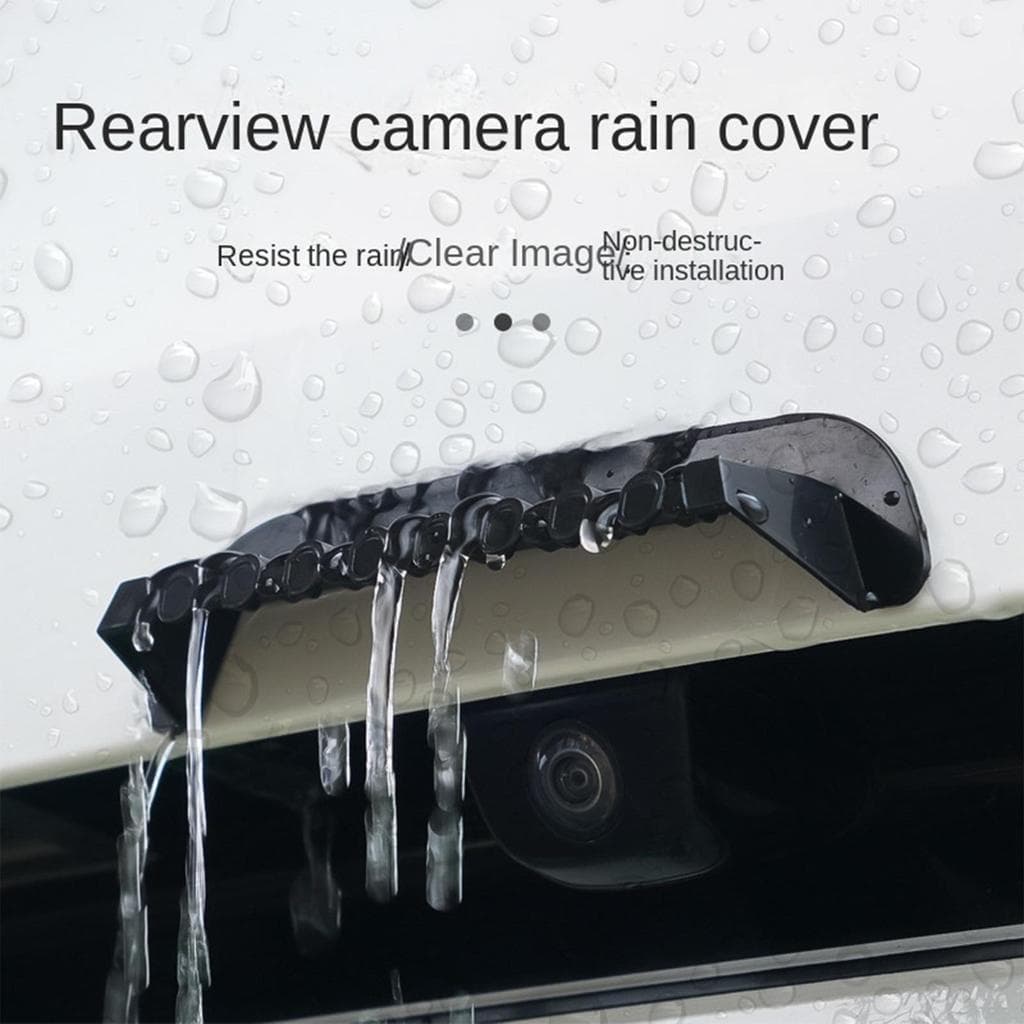 Câmera Traseira Do Carro Capa De Chuva Backup Protetor Reversa Escudo À Prova Dwaterproof Água Vista Guarda Krenabr