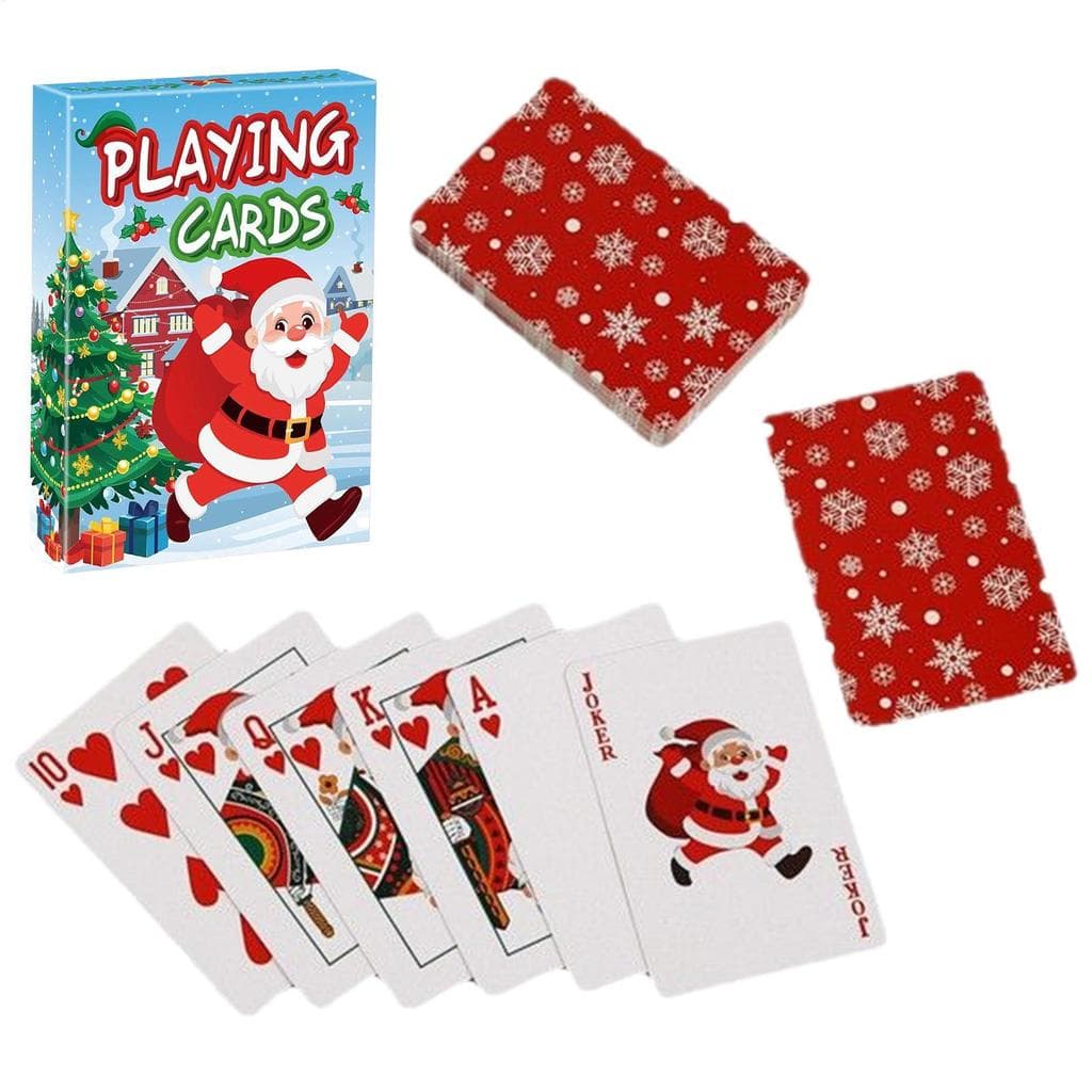 Baralho De Cartas De Jogo Clássico Jogos De Tabuleiro De Natal Noturnas Para Família Crianças Adultos Véspera Feriado En