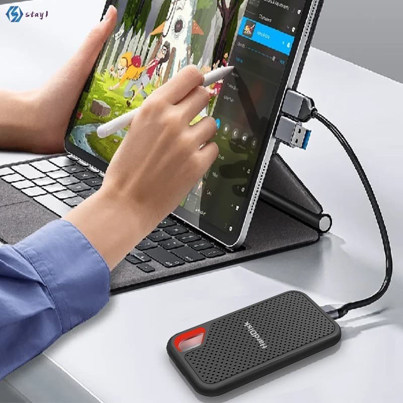 SSD Portátil De 6 Tb-Unidade De Estado Sólido Externa Leve De Alta Velocidade