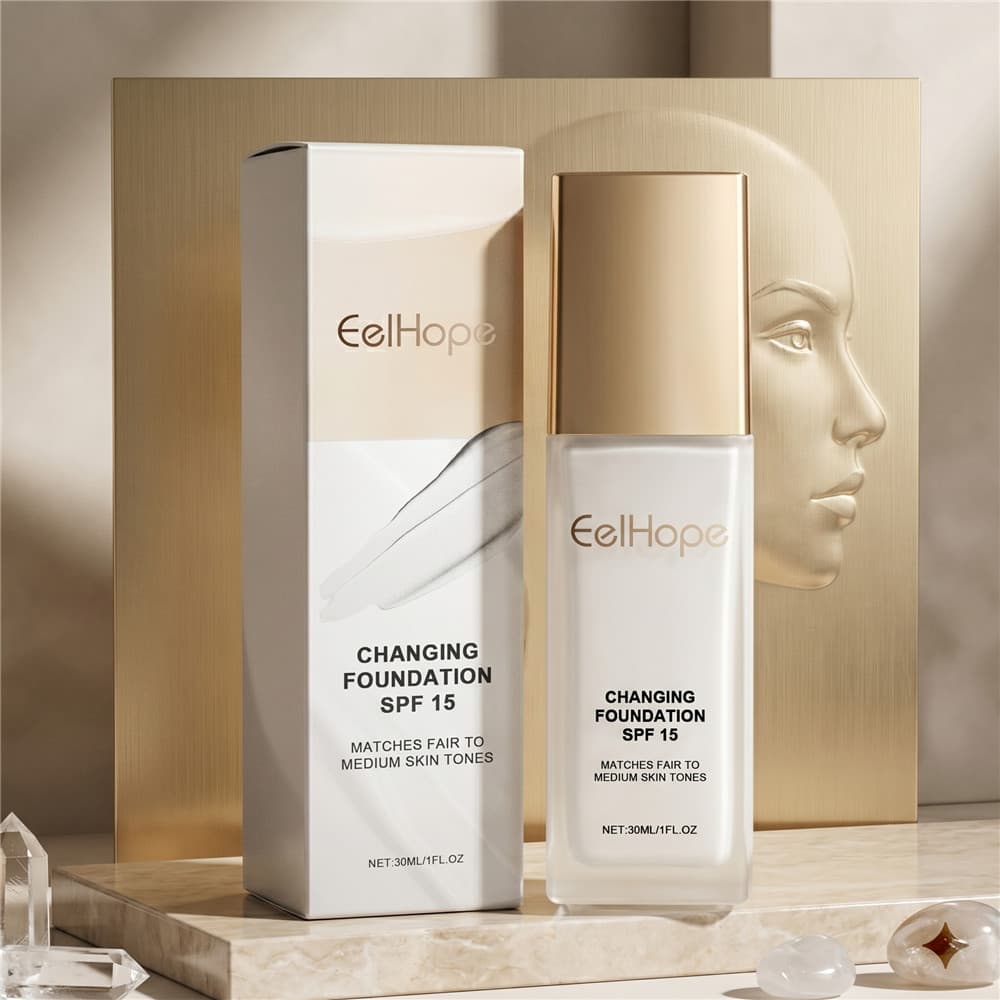 Base Hidratante Líquida Facial Corretivo Leve De Longa Duração À Prova D'água Maquiagem Profissional Para Todos Os Esqui