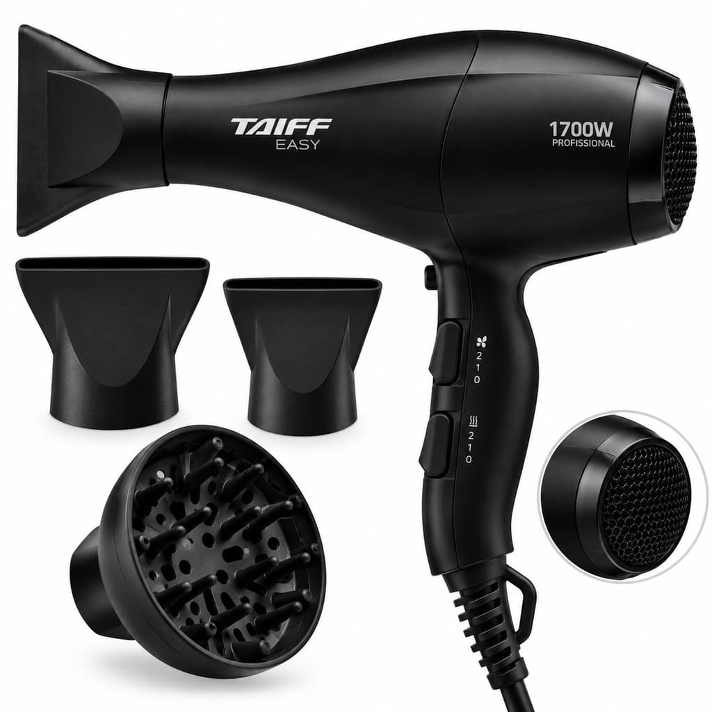 Secador De Cabelos Motor Profissional Easy 1700w Taiff  C/Nf 220V