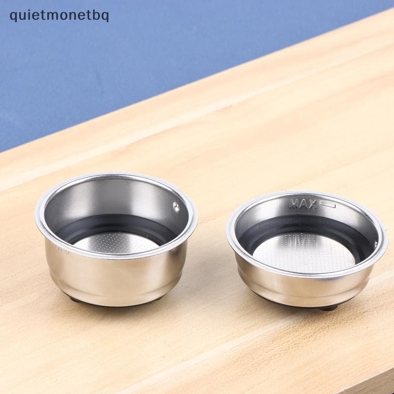 QUE Cafeteira 1 2 Xícaras Cesta De Filtro 304 Aço Inoxidável Portafilter Inserção Se Encaixa Máquina Café Expresso Casa 