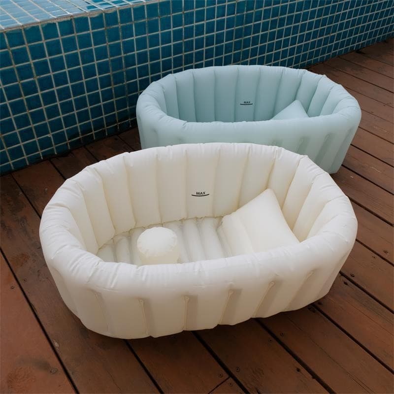 Bebê inflável Sitable deitado engrossado banheira bebê recém-nascido Hotel banheira crianças viajar para fora portátil d