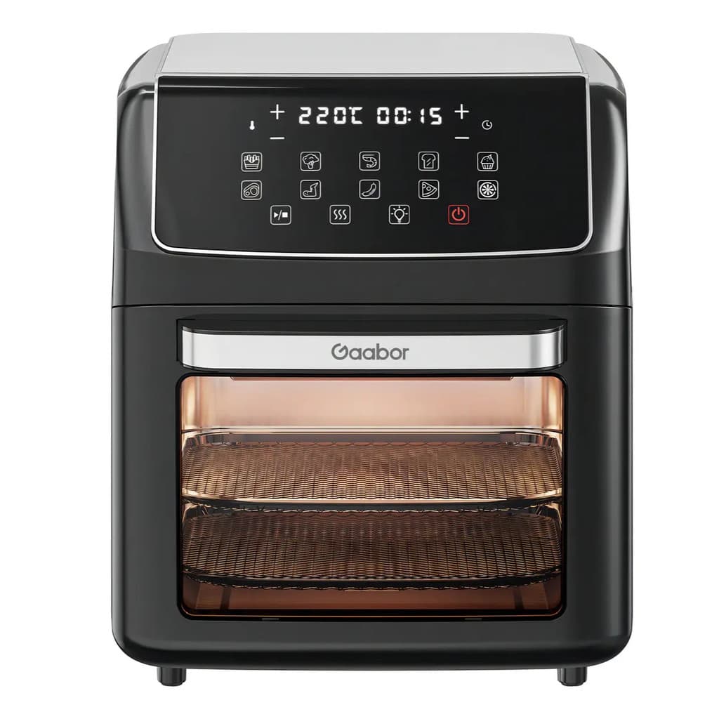 AIR FRYER GAABOR 12L DIGITAL 2000W PRETO PAINEL TOUCH 220V