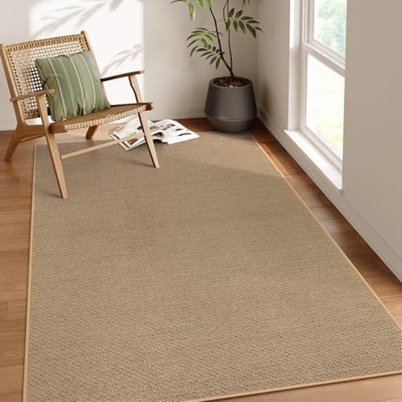 Tapetes Lahome Noe Farmhouse Para Sala De Estar , Tapete Grande De Área Neutra 5x8 Quarto , Jantar Bege Antiderrapante R