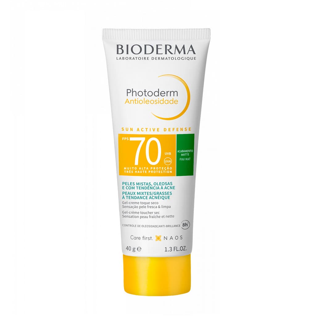 Protetor Solar Facial Photoderm Antioleosidade FPS 70 Sem Cor 40g
