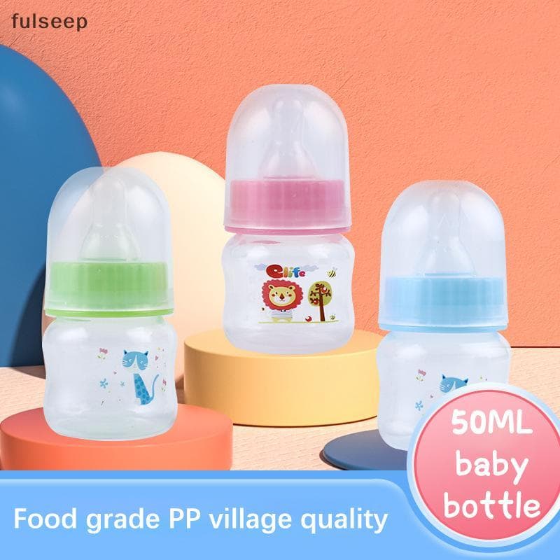 [fulseep] Mini Mamadeira De Alimentação Para Bebês 50ML Recém-Nascidos Seguros Crianças Nascidas Alimentador De Cuidados