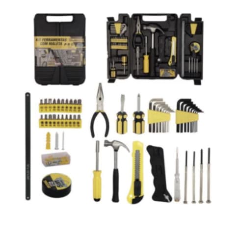 Maleta de Ferramentas 200 Peças Startools ARO798 Kit Completo para Casa, Oficina e Manutenção