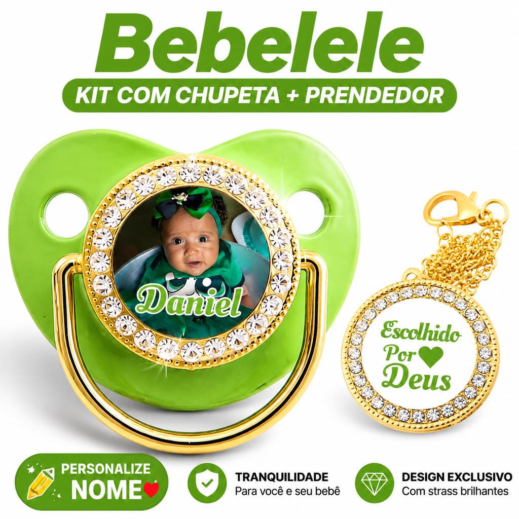 Chupeta ortodôntica para bebê, personalizada com o nome do bebê, chupeta de silicone BPA Free &BXKD