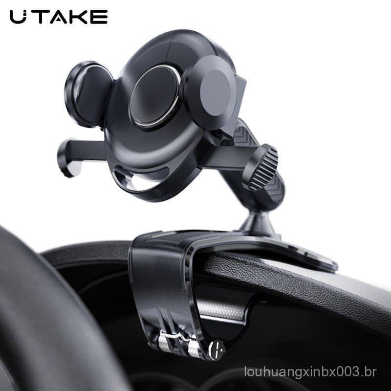 Suporte de celular para carro UTAKE, suporte universal para acessórios de carro, suporte multifuncional para painel de n