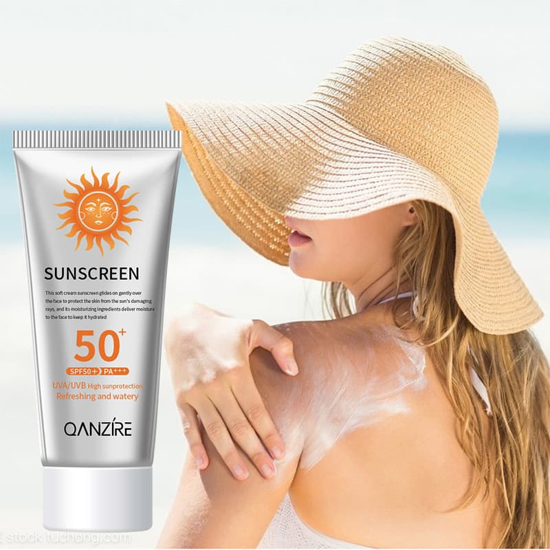 Protetor solar 50+ creme protetor solar com isolamento protetor solar, anti-suor anti-ultravioleta