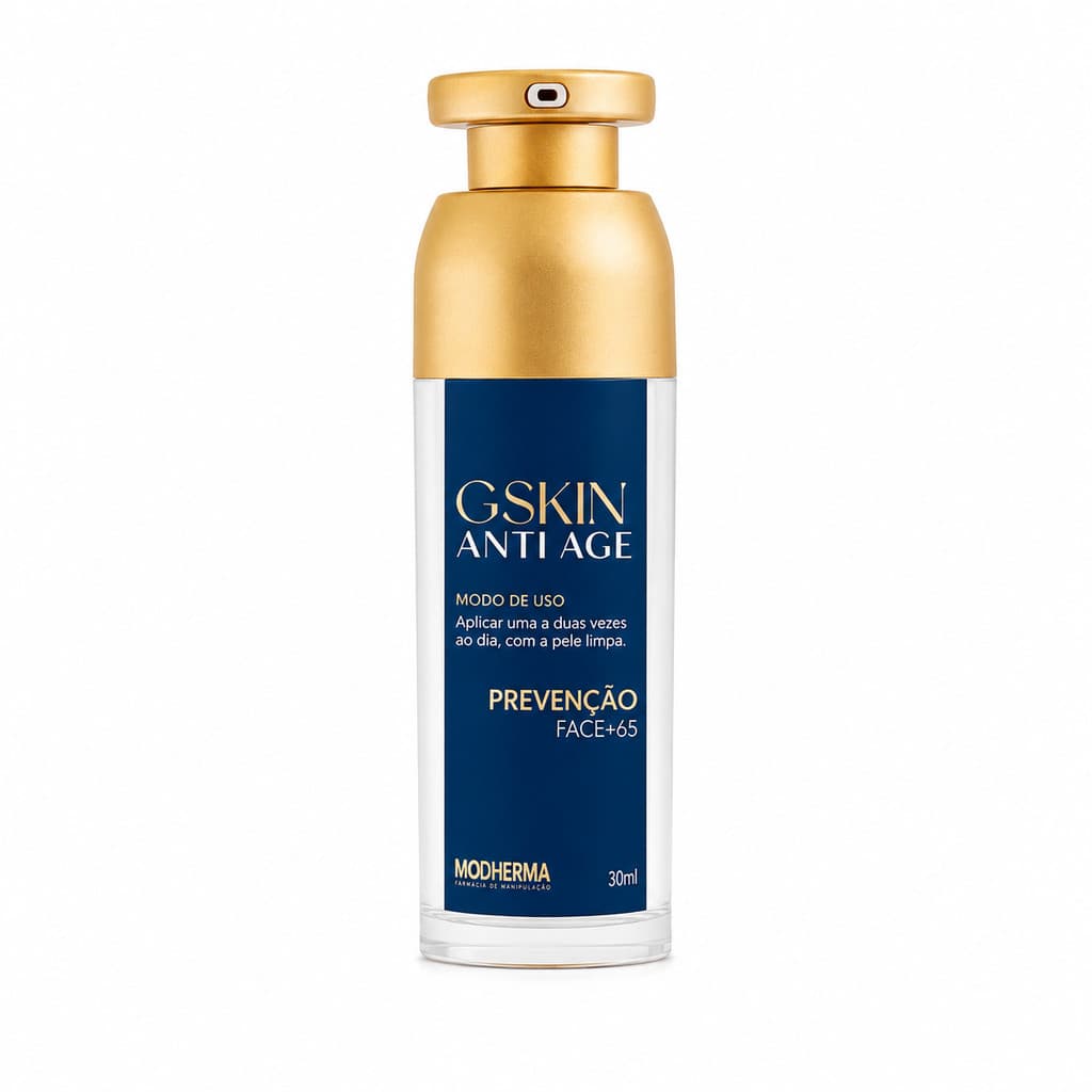 Sérum Gskin Anti Idade 65+ 30ml Lifting Imediato Modherma Linhas de Expressão Firmeza E Hidratação