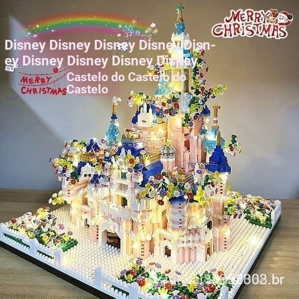 Compatível com o modelo de blocos de montar LEGO Disney Garden Castle, é um brinquedo educativo altamente desafiador. 3D