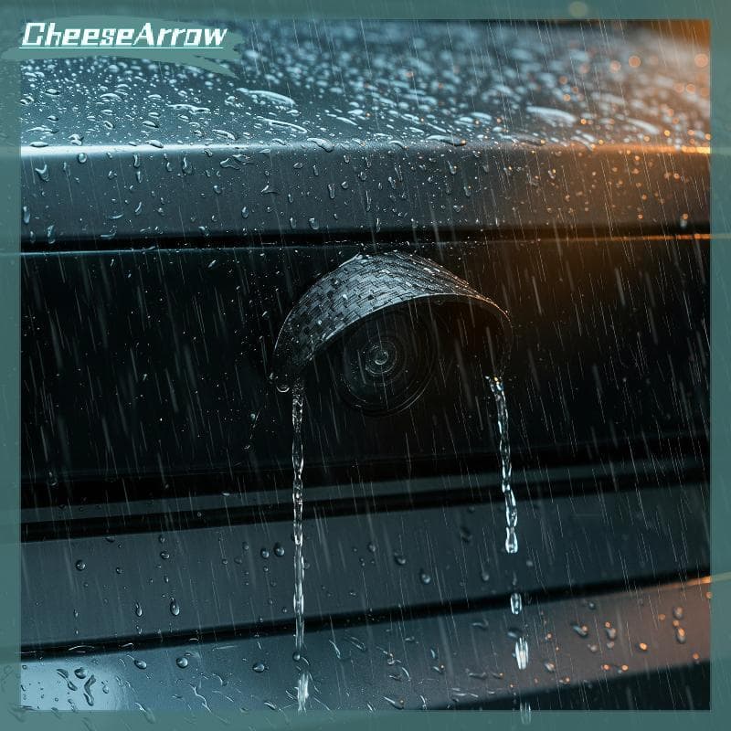 CC Câmera De Visão Traseira Do Carro Viseira Protetora De Chuva À Prova D'água Capa De Proteção Solar Antiembaçante Plás