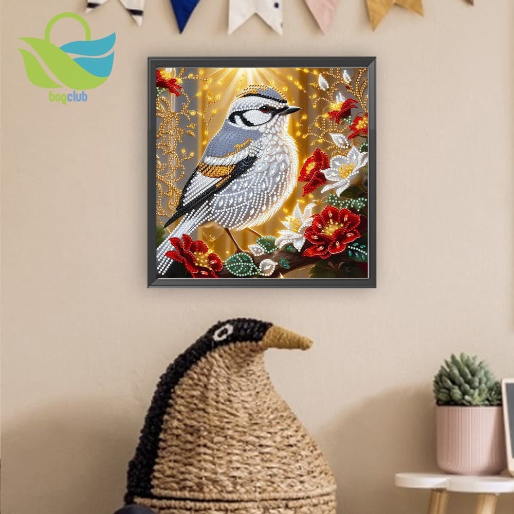 Broca Parcial Em Formato Especial De Animal 5D DIY Pinturas De Pontos De Diamante [Bagclub.br]