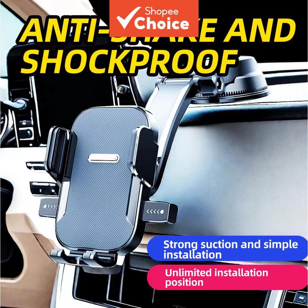 Universal 360 ° Suporte Giratório Para Telefone Carro Com Braço De Extensão Painel Ajustável Gps