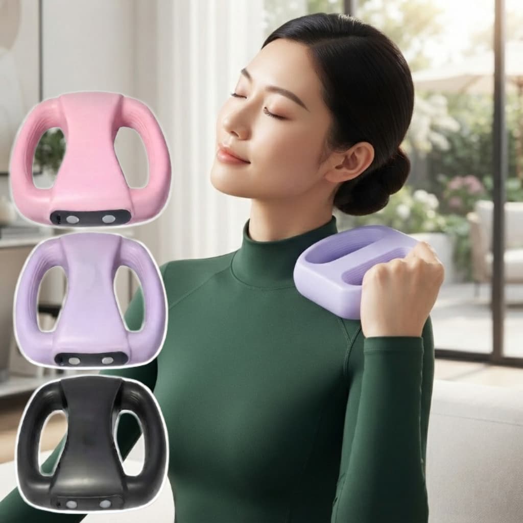 Massageador Muscular Elétrico Recarregável Portátil USB Compacto com Velocidade Ajustável Pinduoduo