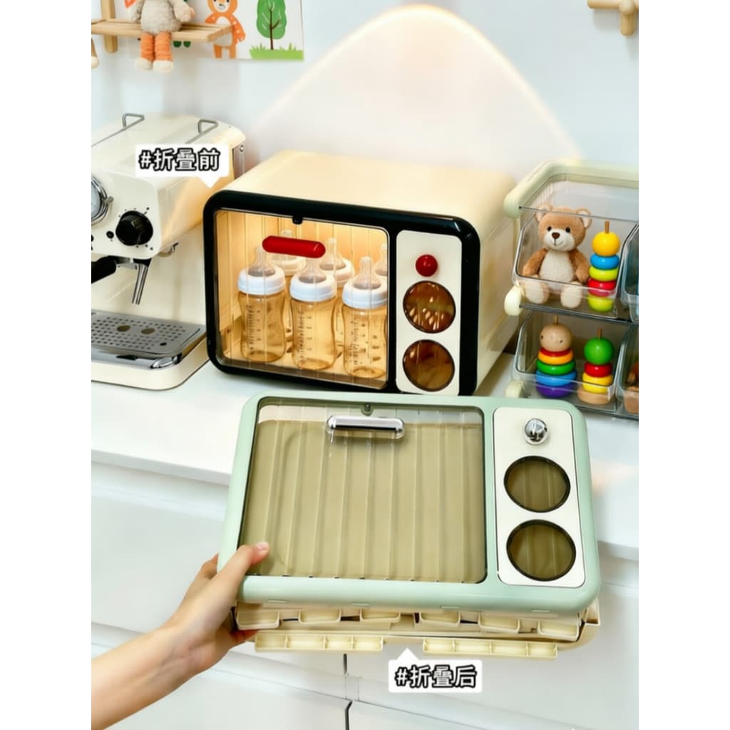Dongha mesa de alimentação do bebê garrafa de bebê dreno prateleira de armazenamento Desktop chupeta do bebê ferramenta 