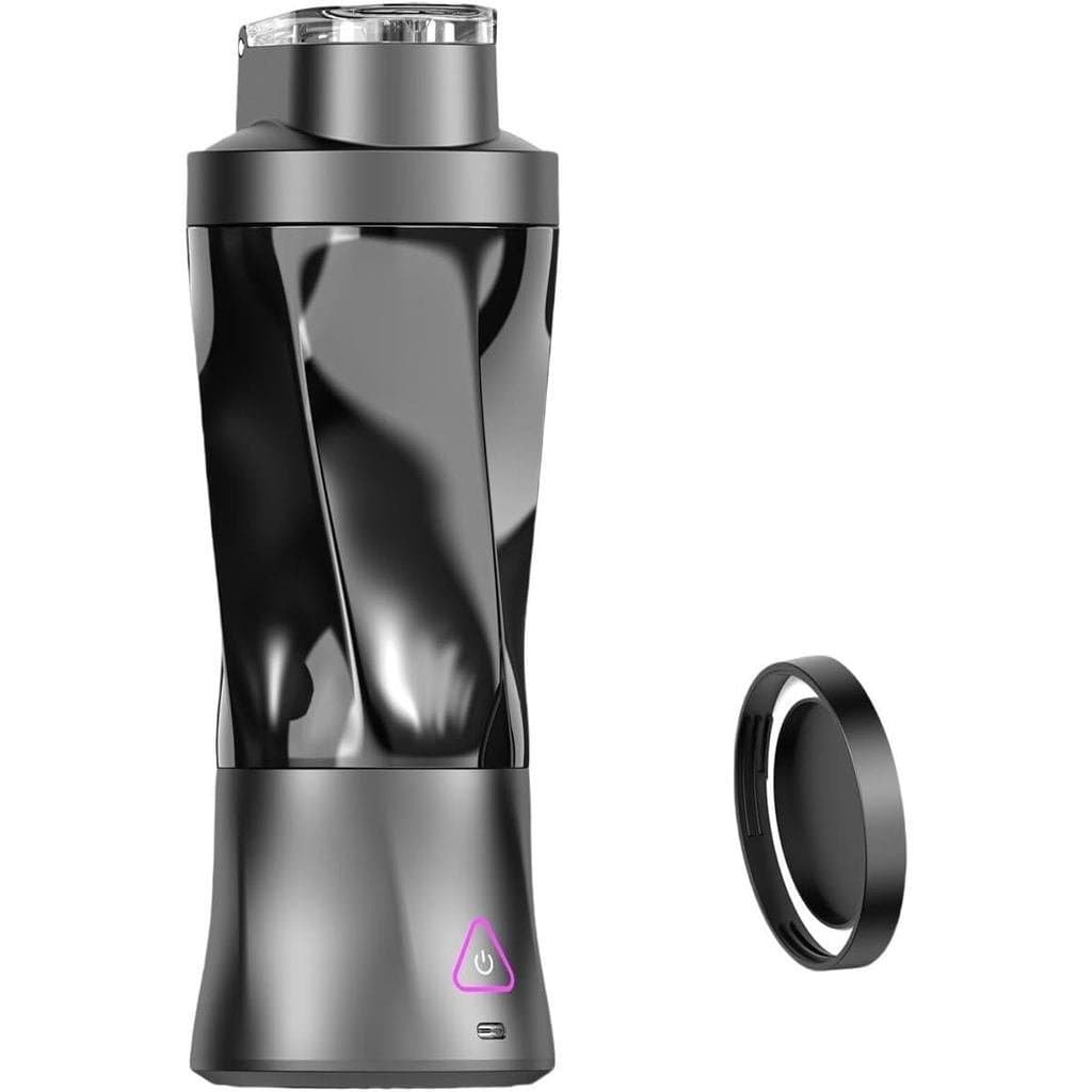 Potente Liquidificador Portátil de Plástico com 6 Lâminas, Liquidificador Pessoal Compacto para Smoothies, Mistura de Ge