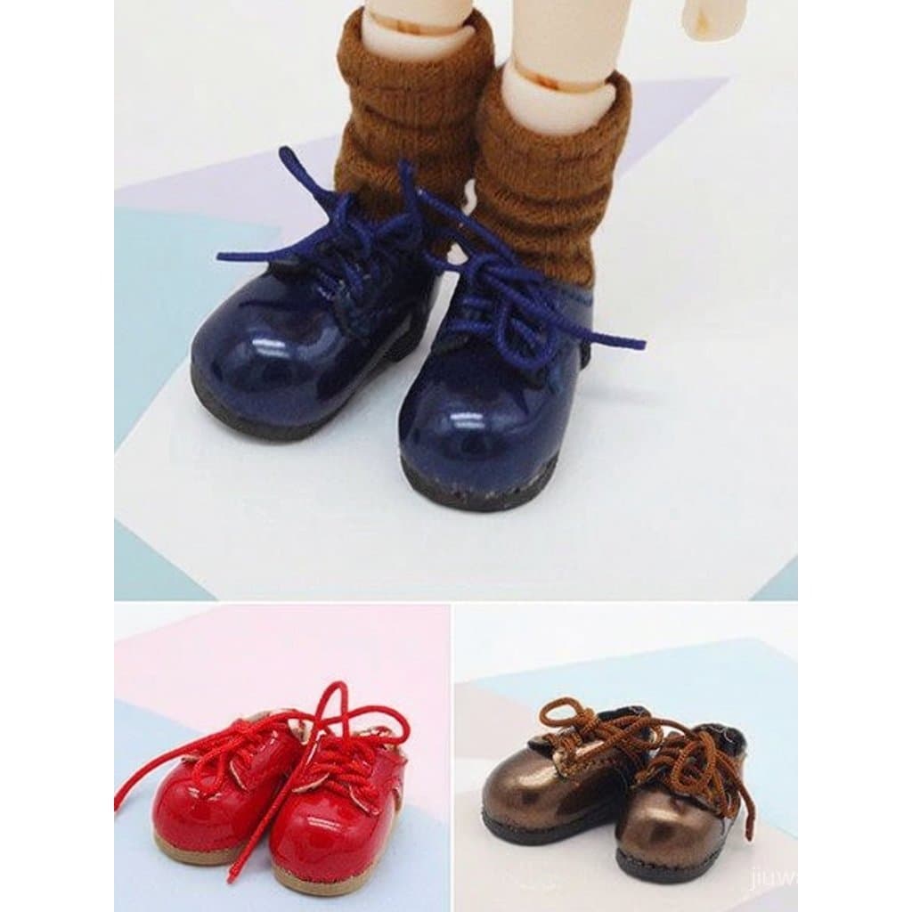 Sapatos para bonecas BJD, roupas para bonecas OB, botas de couro, bonecas articuladas, figuras de brinquedo, sapatos par