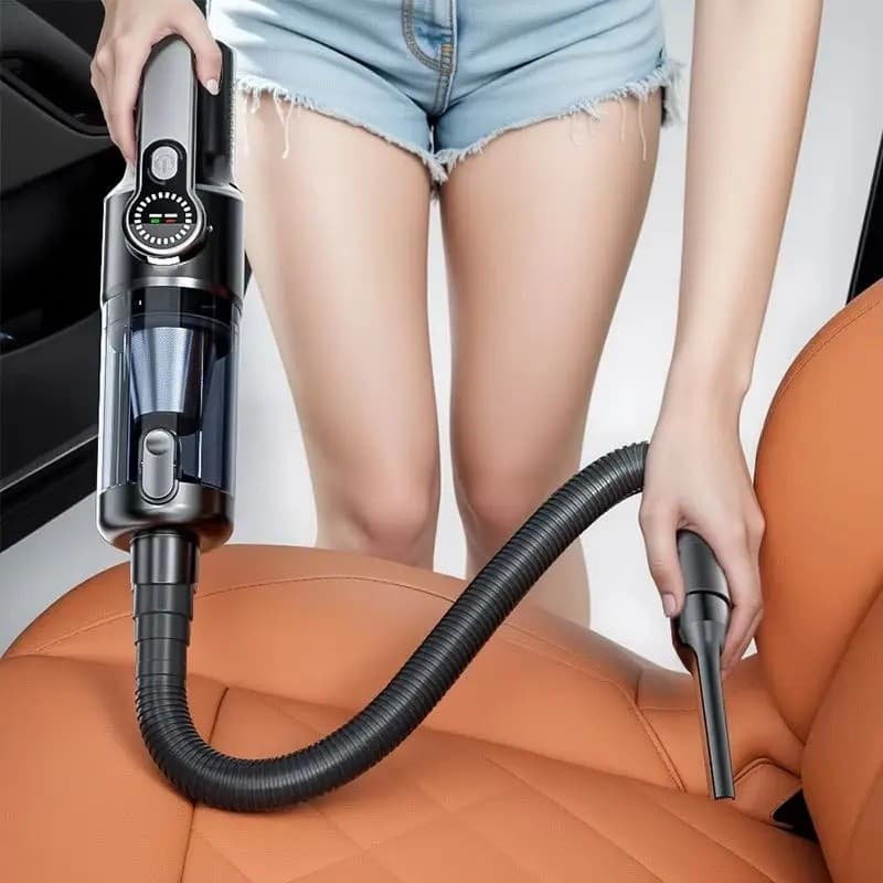 Aspirador de pó para carro sem fio, com botão único para descarregar o pó, de alta potência, portátil, com grande poder