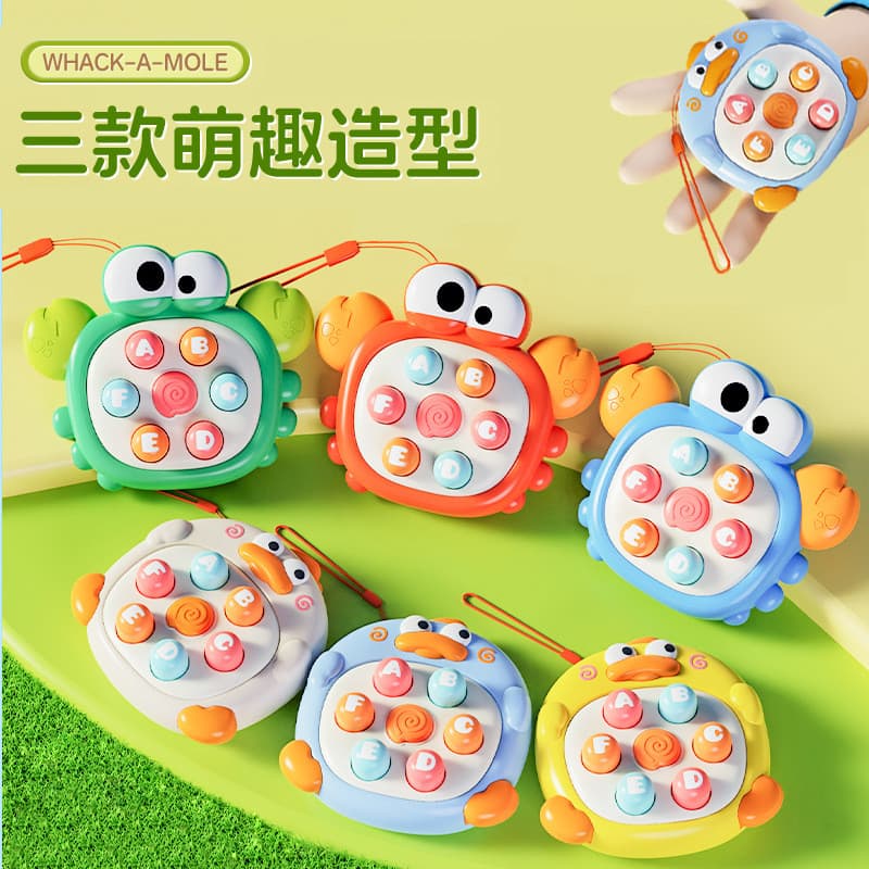 Brinquedo Antiestresse de Patinho Fofo para Bebês, Mini Brinquedo Educativo de Apertar e Brincar para Crianças Pequenas,