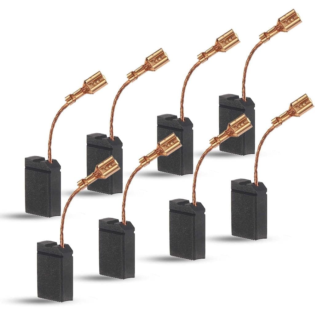 8 Peças de Escova de Carbono 402874-07, Escova para Esmerilhadeira, Compatível com Ferramentas Elétricas Esmerilhadeira 