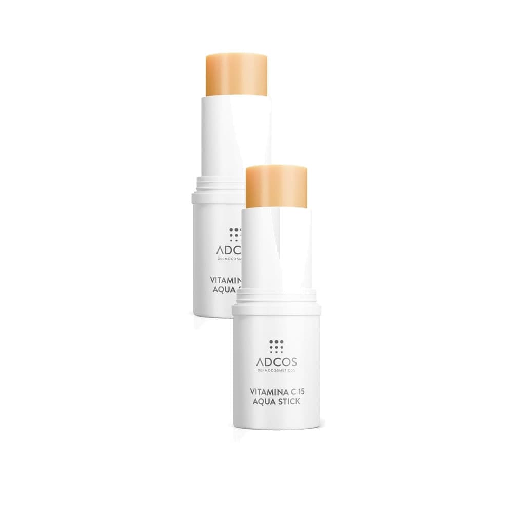 Kit 2 Vitamina Adcos C 15 Aqua Stick 17g