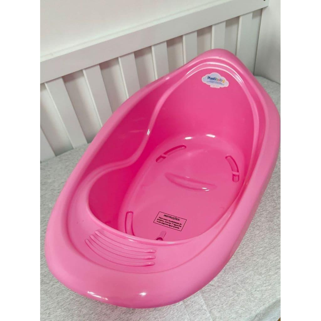 Banheira Plastibaby 20 Litros para Bebê – Diversas Cores Disponíveis