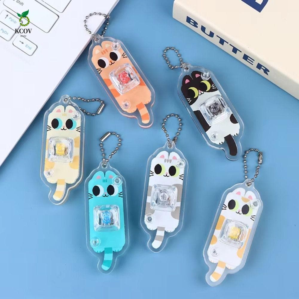 Chaveiro De Teclado Mecânico KCOV , Brinquedo De Inquietação De Bonito Tátil , Botão De Botões Mecânicos