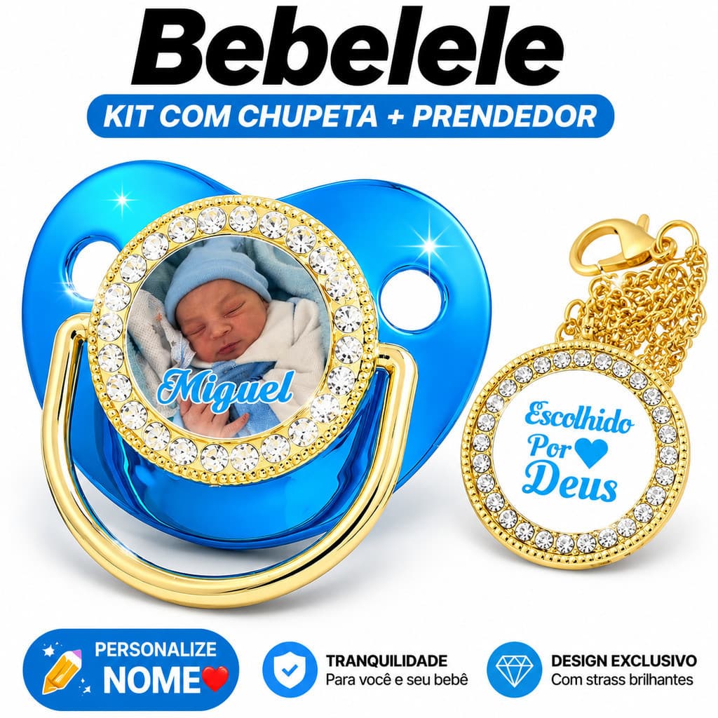 Chupeta ortodôntica para bebê, personalizada com o nome do bebê, chupeta de silicone BPA Free &JNTU