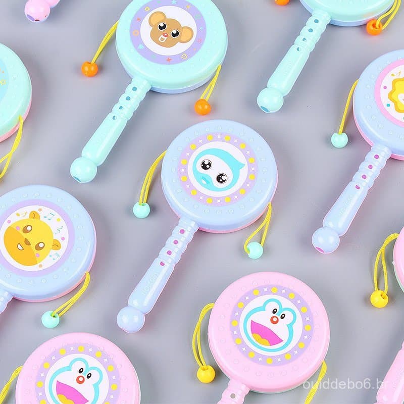 Chocalho de brinquedo infantil com desenho animado para bebês de 0 a 3 anos, brinquedo educativo para educação infantil,