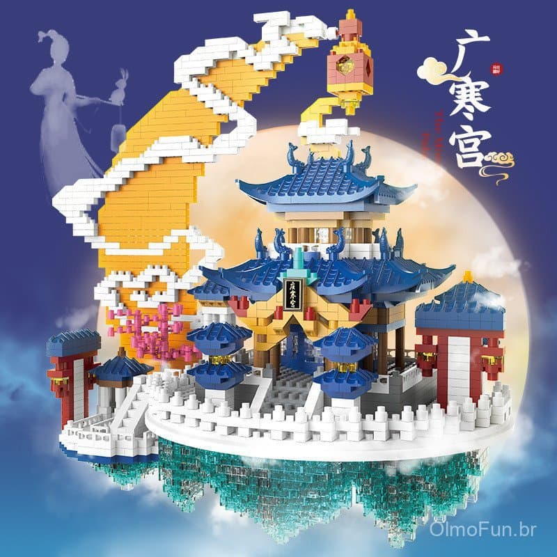 Compatível com blocos de montar Lego Tsukiguang Hangong, blocos de montar em miniatura.
