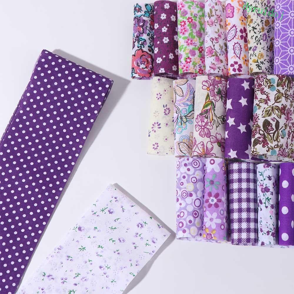 DYRUIDOJ1 40 Peças De Tecido Patchwork , Tiras Acolchoadas , De Algodão Floral Estampado Colorido , Rolo De Gelatina