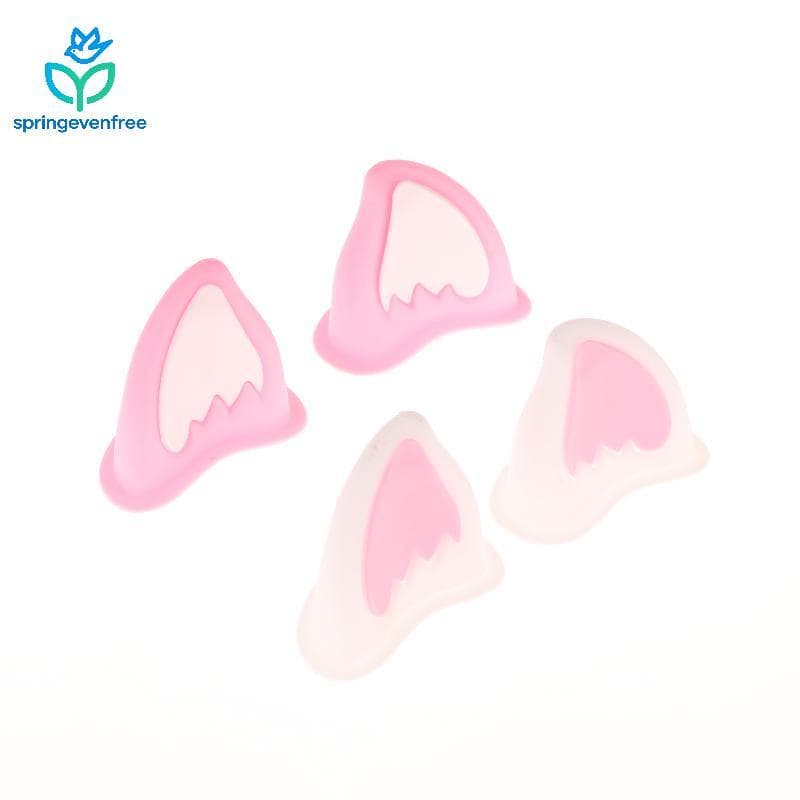 Spe Capacete Da Motocicleta Decorações De Orelha De Gato Acessório Para Scooter Bicicleta Adesivo Moto Skate Ciclismo FE
