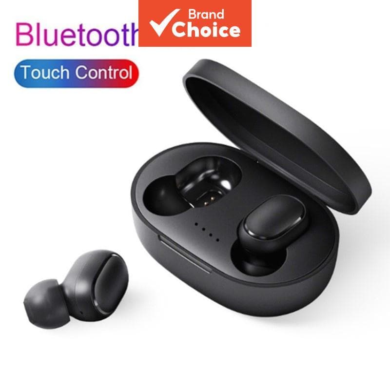 2 peças fones de ouvido sem fio A6S TWS originais, fone de ouvido Bluetooth esportivo, display LED, touch, estéreo, fone
