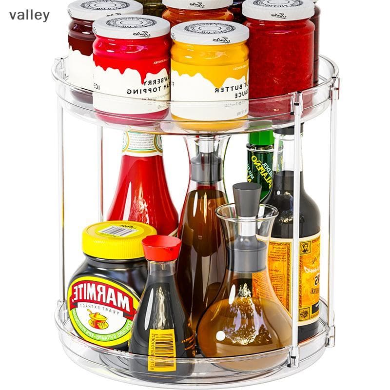 [VLY] Organizador Giratório De Mesa Giratória De Armazenamento Multiuso Spice Ra Para Despensa De Cozinha De Armário [BR