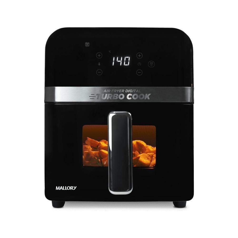 Fritadeira Elétrica Air Fryer Mallory Turbocook 6L Digital Preto 220V