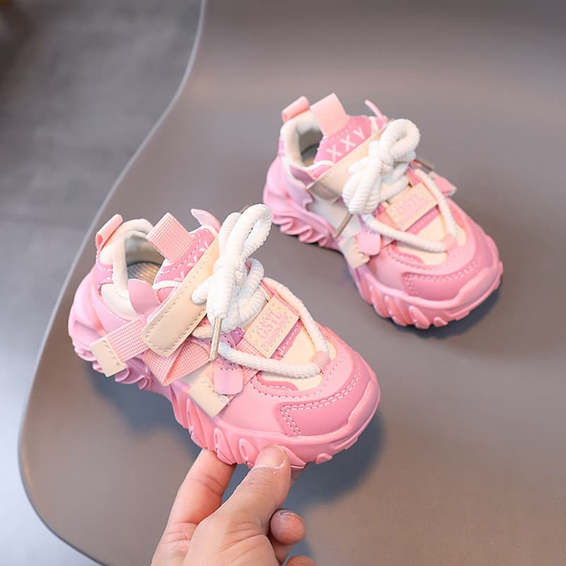 Tênis esportivo casual infantil, modelo 2026, unissex, tênis confortável para corrida e lazer, tênis chunky moderno com 