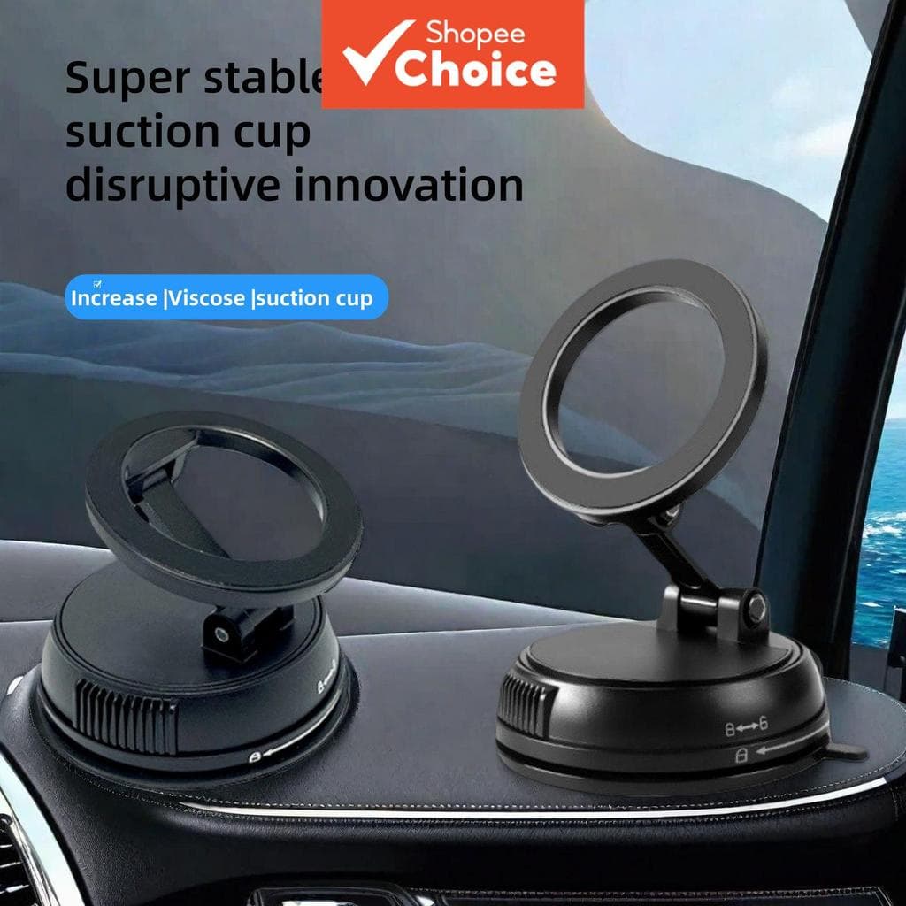 Suporte Magnético De Telefone Para Carro , Painel De Montagem Com Ventosa A Vácuo Smartphone