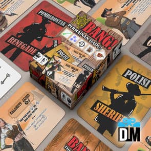 Jogo de cartas e dados da família Bang, jogo de dados do cowboy, jogos de cartas, diversão para todos os jogadores, XQ2M
