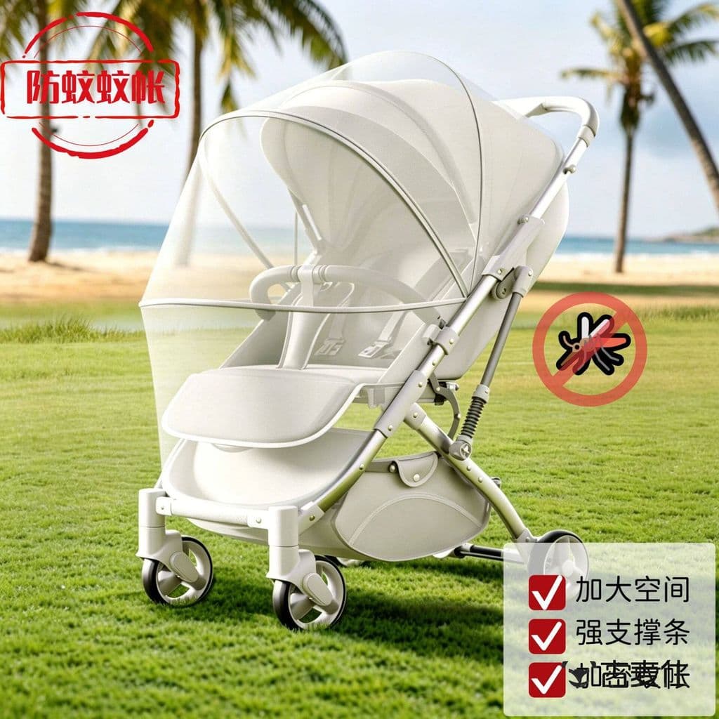 Carrinho de bebê mosquiteiro capa completa Universal andando bebê ferramenta útil crianças carrinho de bebê acessórios c