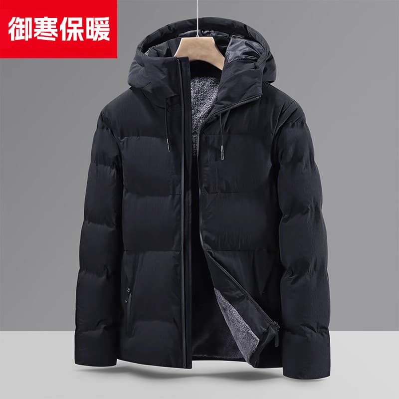 Jaqueta acolchoada masculina jaqueta de inverno jaqueta acolchoada masculina de pelúcia grossa acolchoada jaqueta de mei