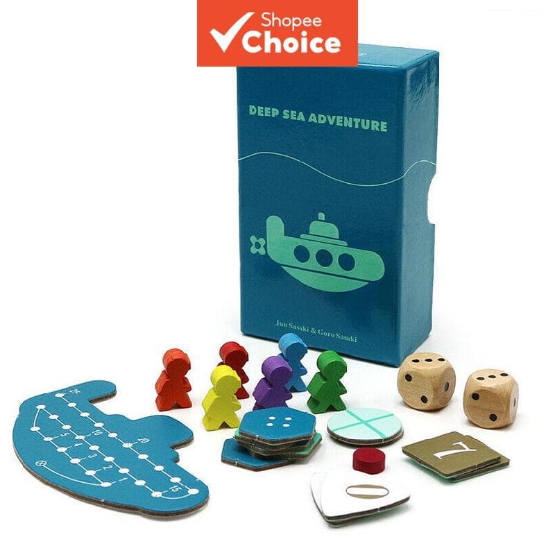 Jogo De Tabuleiro De Aventura Em Mar Profundo , Cartas Para Festa Família , Brinquedos Interativos De Entretenimento , P
