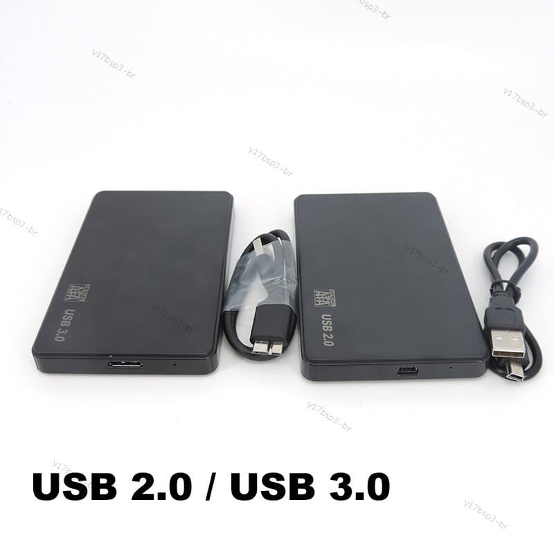 Caso HD Externo 2.5 HDD SSD Caixa De Disco Rígido Gabinete 6Gbps 10TB SATA Para USB2.0/3.0 Adaptador De @ 17